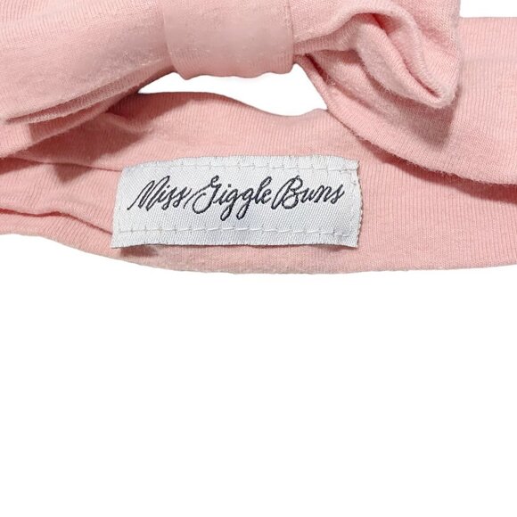 Miss Giggle Buns 2-Pack Bow Headbands Pink/Black - Picture 3 of 4